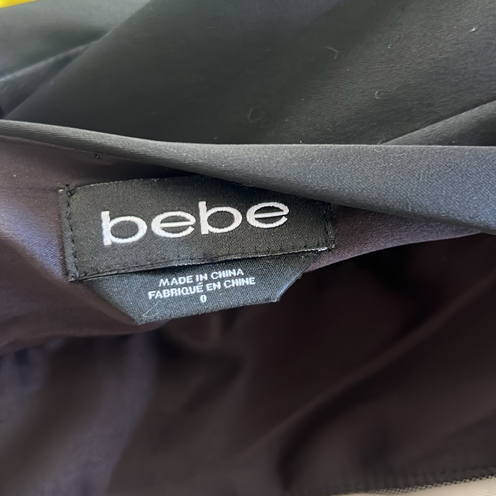 ☀️ Bebe Black Mesh Front Mini Dress (read description) - Picture 10 of 10